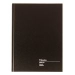 Blueline Account Book, Perfect Binding, Record, 112 Pages, 10-1/4" x 7-11/16", Black (A82.01)