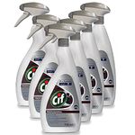 6 Pack of Cif Professional Formula Wood Polish Spray Bottle with long lasting fresh fragrance, 750ml