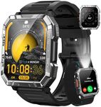 Military Smart Watch for Men with 100-Day Standby/Flashlight/Compass
