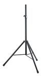 K&M Stands 21435 Black U Profile Speaker Stand-H:1320-2020mm-50KG Rated