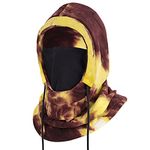 Achiou Ski Mask for Men Women, Winter Balaclava Warm Windproof Face Mask, Full Head Cover Scarf Neck for Cold Weather, Yellow, One Size