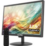 Suprlipy 21.5 Inch FHD LCD Monitor Display Screen 1920x1080 60Hz 16:9 BNC VGA HDMI AV with USB Input Built-in Loudspeaker for CCTV Security Camera DVR PC Game Console