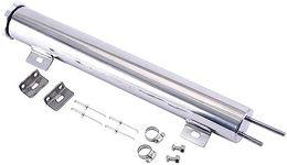 BATONECO Radiator Coolant Over Flow Puke Tank Can 2 X 15 Inch Polished Stainless Steel 24 OZ 2'' X 15''