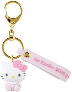 Sanrio 181161 3D Keychain Keychain Hello Kitty Kitty 1.6 x 1.5 x 1.1 inches (4.1 x 3.7 x 2.9 cm) Character 181161