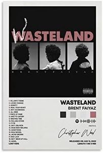 Brent Faiyaz - Wasteland Album Cover Canvas Posters for Room Aesthetic Gift Unframe:16x24inch(40x60cm)