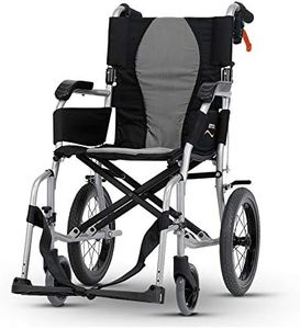 Karma Ergo Lite 2 Ultralite Transit Wheelchair, Folding and Lightweight Weighs Only 9.3kg - Choice of Sizes (16" Seat Width)