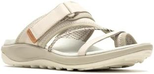 Merrell Women's TERRAN 4 Post Slide, Silver, 7