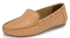 Karaddi Women's Loafer | Lightweight Shoes for Women, Designed for All Seasons Loafers for Women Beige