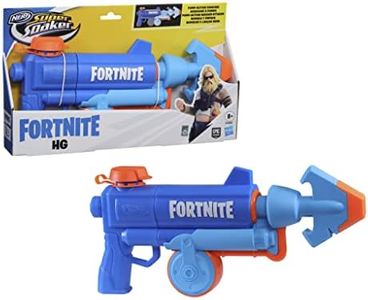 NERF Super Soaker Fortnite HG Water Blaster - Pump-Action Soakage for Outdoor Summer Water Games - for Teens - for Adults - Toys for Kids - Sport and Outdoor Toys - F2560, Multicolor