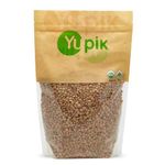 Yupik Organic Green Lentils, 1kg, Non-GMO, Vegan, Gluten-Free, Kosher, Raw, Source of Fiber, Iron & Protein, Fiber & Iron, Ideal for Soups, Salads & Plant-Based Meals