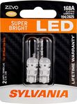 SYLVANIA ZEVO 168 T10 W5W Amber LED Bulb, (Contains 2 bulbs)