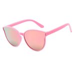 SYGA Kids Sunglasses, Modern Stylish Eyewears for Boy's and Girls, Suitable for Age 4 to 12 Years - Pink