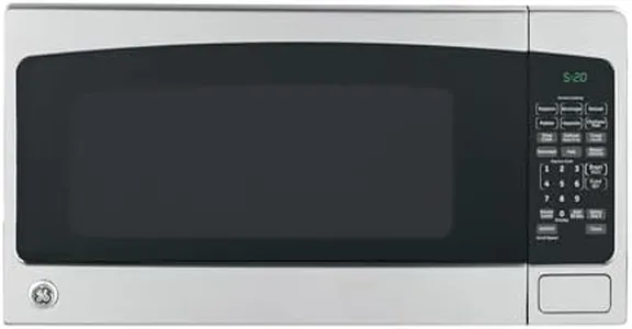 GE GCST07N1WSS Microwave Oven, 700-watt 6 Auto Cooking Settings, Child-Lock Technology, Kitchen Essentials for The Countertop, Dorm Room or Apartment, 0.7 Cu. Ft, Stainless Steel