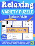 RELAXING VARIETY PUZZLE BOOK FOR AD