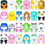 24 Pcs Squishy Toys for Kids Party Favors,Cute Slow Rising Squeeze Toys,Stress Relief Squishies Toys for Birthday Goodie Bag Stuffers,Pinata Stuffers,Classroom Prizes,Carnival Prizes