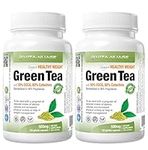 Vita-Age (2 PACK) Green Tea with 50% EGCG, 80% Catechins, 120 Gelatin capsules, Powerful Antioxidant Support Immune System & Weight Management