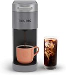 Keurig K-Slim + ICED Single Serve Coffee Maker, Hot and Cold Coffee Capabilities, Brews 8 to 12oz Cups, 46oz Removable Reservoir, Gray