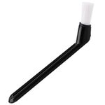 Folmywy Coffee Machine Brush 5.3 in Black Short Handle Nylon Barista Tool Multifunction Cleaning Espresso Machines Grinders