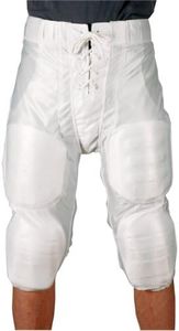 Markwort Adult Football Pants (White, Small)