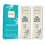 Onsen Secret Professional Nail Buffer, Ultimate Shine Nail Buffing Block with 3 Way Buffing Methods, Smooth & Shine After Onsen Nail Filer, Purse Size Manicure Tools for Optimum Nail Care (Pack of 2)