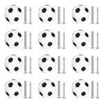 MABAHON 12Pcs Football knobs Handles Soccer Knobs Drawer Knobs Kids Dresser Knobs for Dresser Cupboard Wardrobe Cabinet Home Kitchen Bathroom Wardrobe(12pcs)