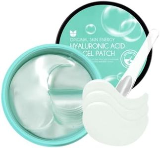 MIZON Triple Hyaluronic Acid Eye Gel Patches – Hydrogel Eye Masks with Seaweed Extract for Deep Hydration, Plumping & Soothing – 60 Pcs Under-Eye Treatment for Dryness & Fine Lines