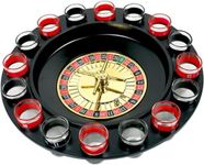 Large Spin The Shot Drinking Game Roulette Glass Spinner for Home Party Father Day, Xmas Gift