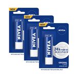 Nivea Essential Care Lip Balm, 4G (Pack Of 3), Blue