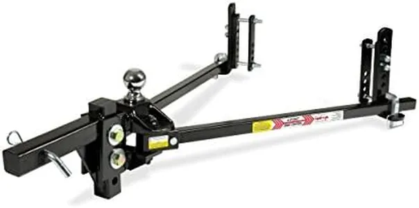 Equal-i-zer 4-Point Sway Control Hitch, 90-00-1069, 10,000 Lbs Trailer Weight Rating, 1,000 Lbs Tongue Weight Rating, Weight Distribution Kit Includes Standard Hitch Shank and 2-5/16" Ball