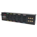 Tripp Lite HT10DBS Home Theater Isobar Surge Protector 10 Outlet RJ11 RJ45 Coax