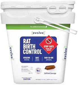 Evolve Rat Birth Control Soft Bait Sausages – 12 lbs | Scientifically Proven Rat Population Control | Not a Poison, Long-Term Population Management (Packaging May Vary)