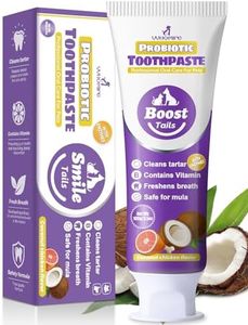 Natural Coconut Oil Cat & Dog Toothpaste-Enzymatic and Probiotic Toothpaste, with VitaminB. Controls Plaque, Tartar and Bad Breath. Safe & Fresh Toothpaste for Pet. 3.52oz-Coconut Chicken Flavor