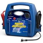 E-Ant Jump Starter with Air Compressor, 900A Peak Jump Starter, 260 PSI Tire Inflator, 12V Battery Jumper Starter Portable, Jumper Cables for Up to 6.0L Gas/4.0L Diesel Engines with DC/USB Ports-Blue