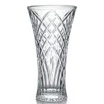 Glass Vase, 30cm Tall Crystal Flower Vase Lead-free Large Flared Table Vase for Flowers Floral Arrangement