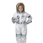 Melissa & Doug Astronaut Role Costume Set Pretend Play | Pretend Play | Halloween Costumes | Astronaut Costume Kids| Kids Costume | 3+ | Gift for Boy or Girl