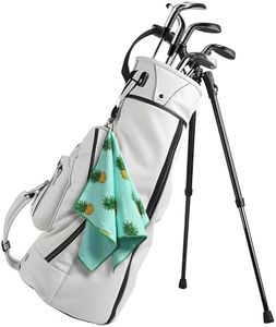 Tough Outdoors Golf Towel (15"x 25") - Golf Bags for Men & Women-Golf Bag Towel, Golf Club Towel & Microfiber Golf Towel-Golf Rag with Clip