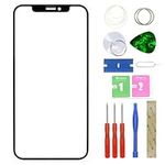 MovTEK Screen Replacement Front Glass +OCA compatible with iPhone 11 Pro Max (No Touch and LCD Display) with Repair Kit -6.5"