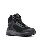 Columbia Men's Trailstorm Ascend Mid WP waterproof mid rise hiking boots, Black (Black x Dark Grey), 7 UK