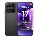 XIAOMI 17, Smartphone 12+256 GB, Leica Summilux Optical Lens, 6330mAh (typ) Battery, HyperAI, Black, Manufacturer warranty 2 years + 1 year extra, Charger Not Included