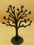 DOOR STEP SHOPPING Fancy Tree Earring Stand 8" INCH Jewellery Stand (Black)