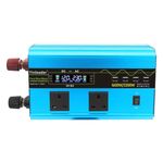 Yinleader Pure Sine Wave Power Inverter 1600W /3200W Converter DC 12V to AC 240V LCD 2 Sockets 4 USB ports