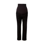 ChicWhisper Ladies Black Straight Leg Over Bump Maternity Jeans