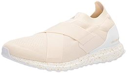 adidas Women's Ultraboost Slip On DNA Running Shoe, Wonder White/Gold Metallic/White, 6.5