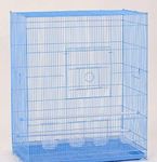 CENTRAL FISH AQUARIUM Metal Bird Cage For Budgies,Finches,Love Birds,Cocktails,Conures,Cuttlefishboneholder,Cuttlefishbone,Box,4Cups,2 Perch Sticks-(Colors May Vary) Small