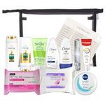 Travel Toiletries Set for Women - Holiday Essentials for Women, Mini Toiletries Set for Travel, Hospital or Over Night Stay - Airport Security Approved Liquids - Quality Personal Care for Women