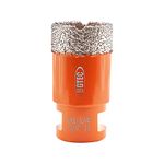 Dry Diamond Core Drill Bits,BGTEC 1-1/4" 32mm Diamond Hole Saw for Porcelain Tile,Ceramic Granite Marble Stone Masonry Brick