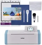 Brother ScanNCut SDX85S Electronic DIY Cutting Machine with Scanner, Make Vinyl Wall Art, Appliques, Homemade Cards and More with 251 Included Patterns Sky Blue