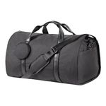 Syeeiex Travel Suit Carrier, Large Convertible Garment Bag, Suit Bags for Men Garment Duffel Bag with Shoe Compartment, Large Holdall with Coin Purse, Black