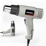 BUILDSKILL 1800W High-Speed Heat Gun Machine | Dual Temperature 400°C - 550°C | Copper Motor | Stainless Steel Nozzle | Ideal Hot Air Gun Machine for Electronic Tasks, Paint Removing, Shrink Wrapping
