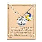 Volleyball Gifts Necklace Volleyball Player Gifts Volleyball Charm Necklace Volleyball Coach gifts for Volleyball Team Lover (volleyball necklace)